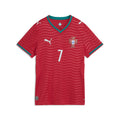 PUMA Portugal Home Cristiano Ronaldo CR7 Womens Soccer Jersey 2026 Red Green