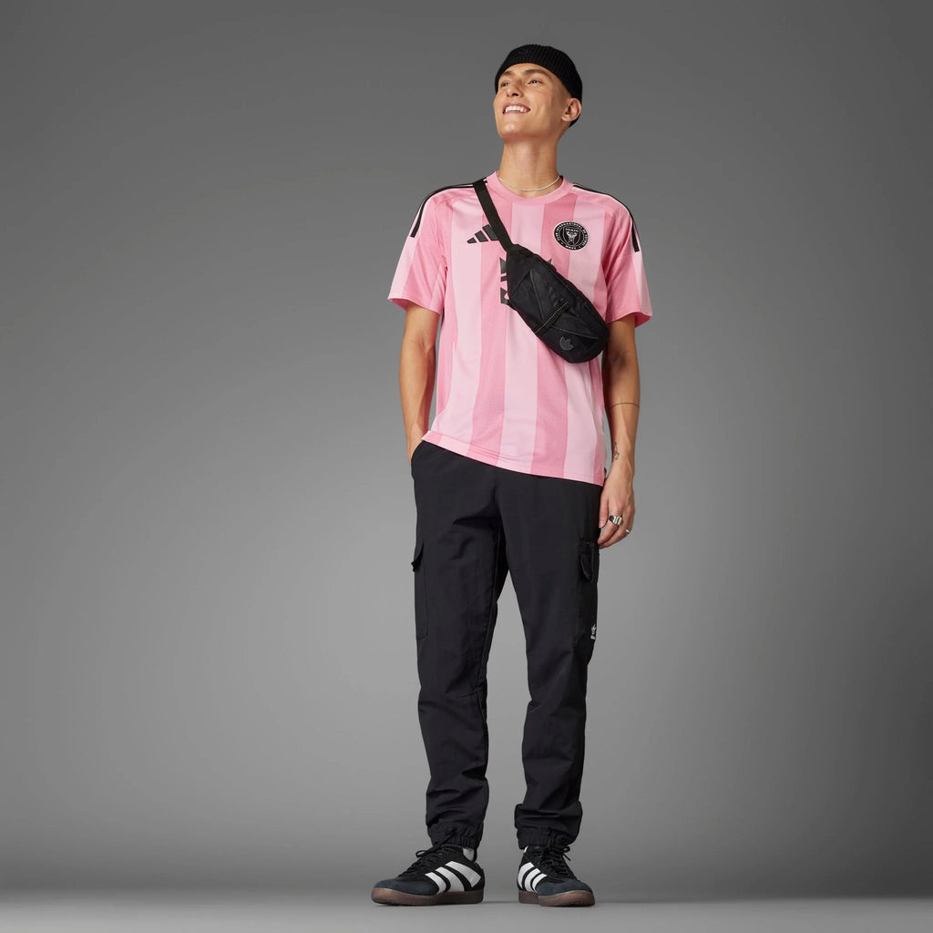 adidas Mens Inter Miami CF Messi Home Jersey 25 26 Pink