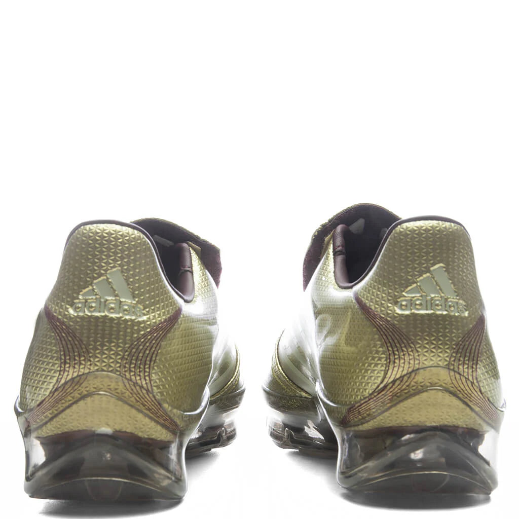 Womens F50 Adiframe Walkable Gold Metallic Ice Gold Metallic Maroon