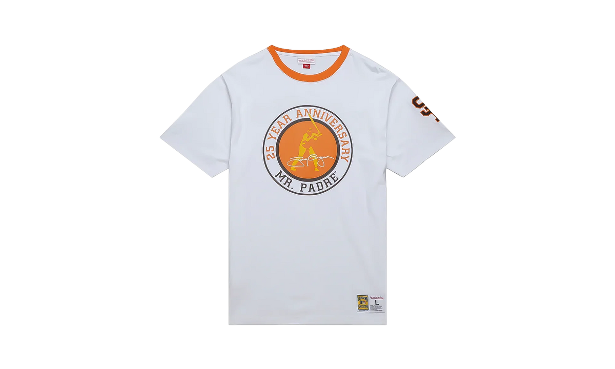 MLB Legends Ringer Tony Gwynn Short Sleeve T-Shirt "San Diego Padres - Brown" FC8197 SDPWHIT
