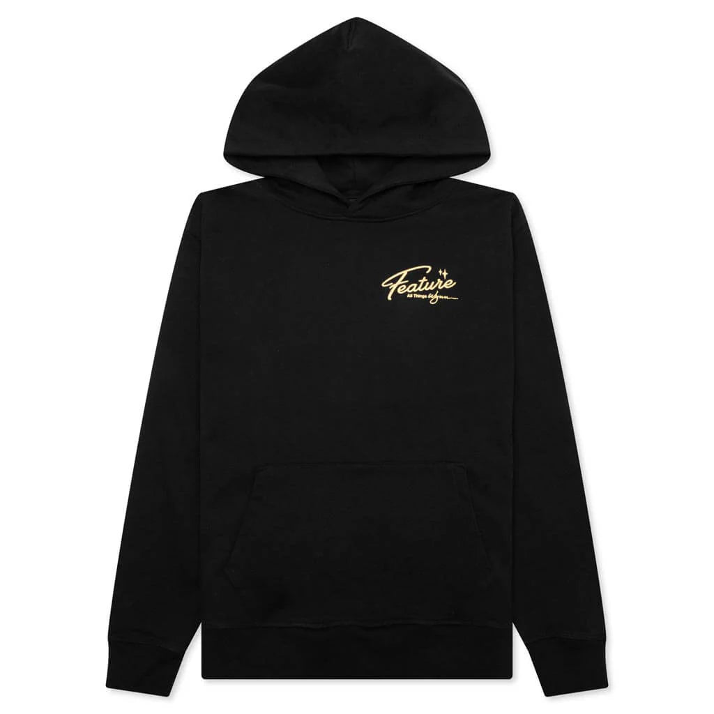 Feature x Wynn Shine Hoodie Black