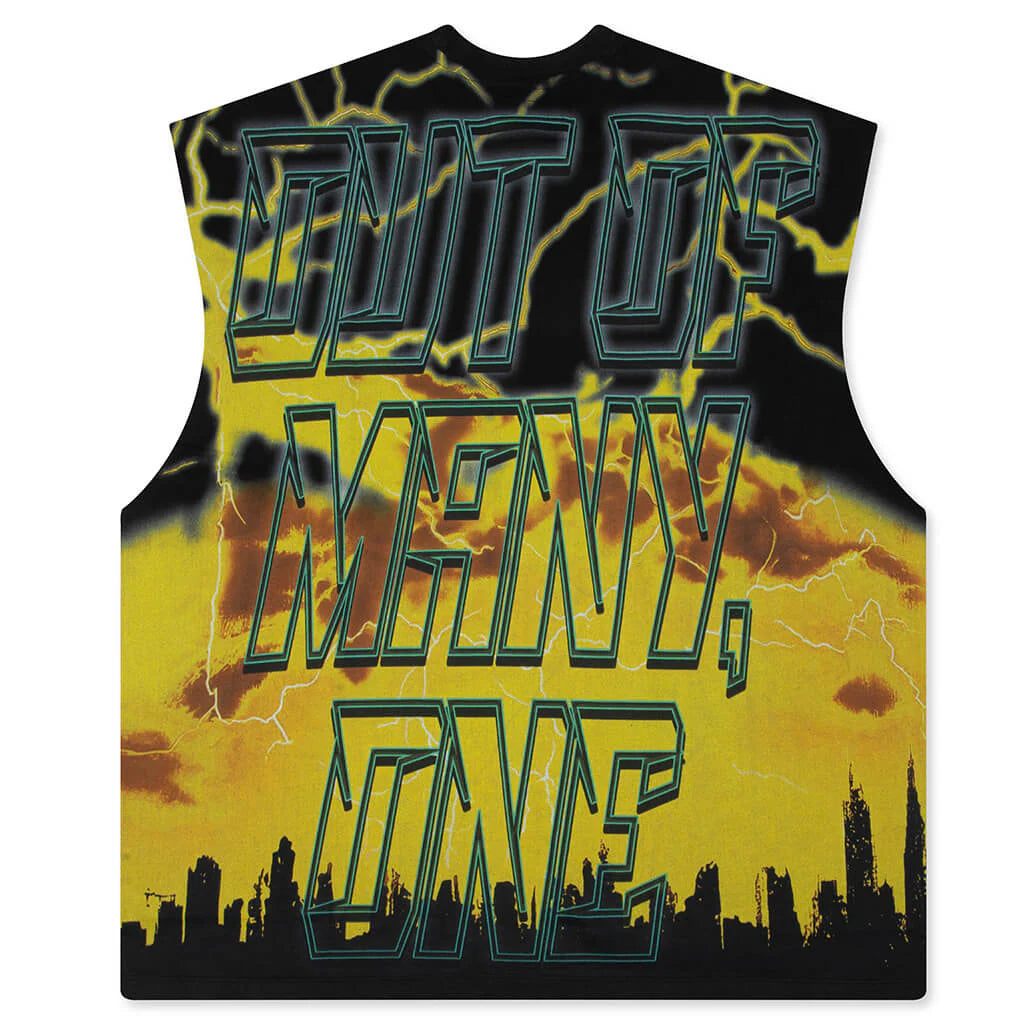 Voltage Sleeveless T Shirt Yellow