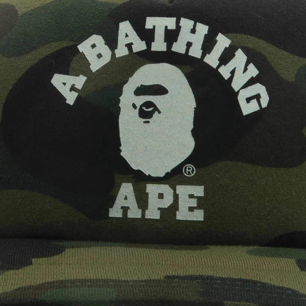 1st Camo College Mesh Cap Green