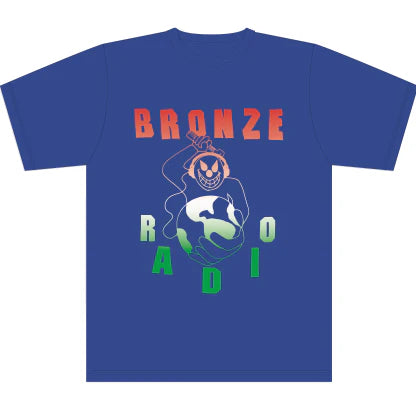 Bronze 56K Radio Tee Blue