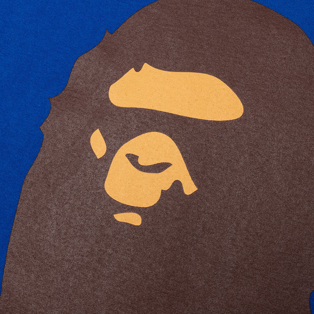 By Bathing Ape L S Tee Blue