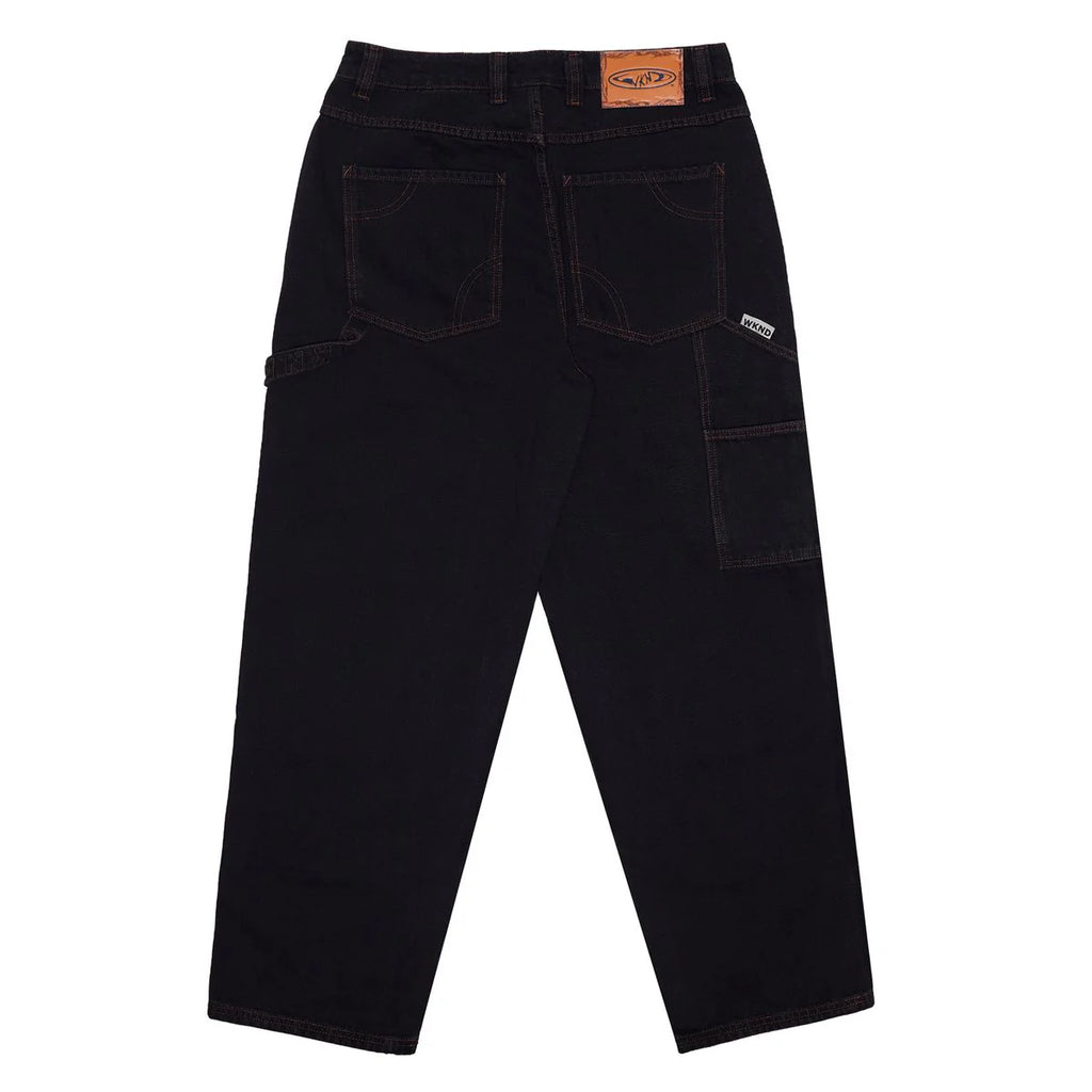 WKND Damn Near Carpenter Double Knee Pants Washed Black