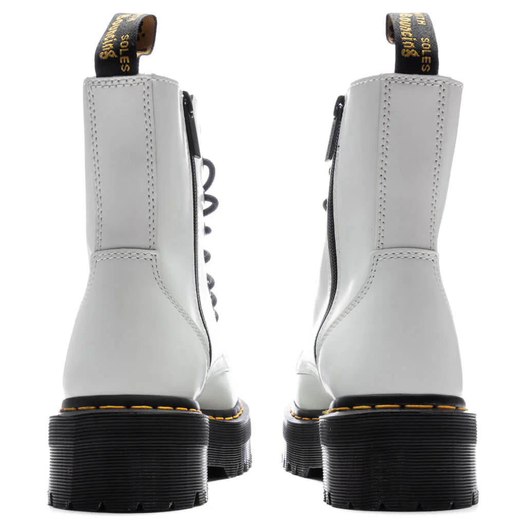 Womens Air Wair Jadon Polished Smooth Boot White