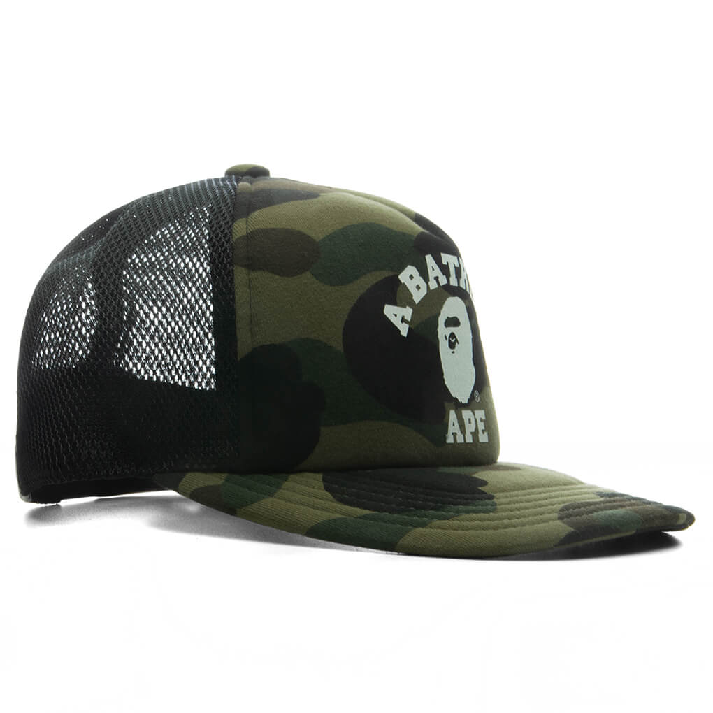 1st Camo College Mesh Cap Green