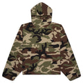 Military Nylon Hooded Anorak Woodland Camo