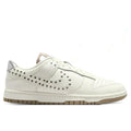 Womens Dunk Low Sail Metallic Silver Mink Brown