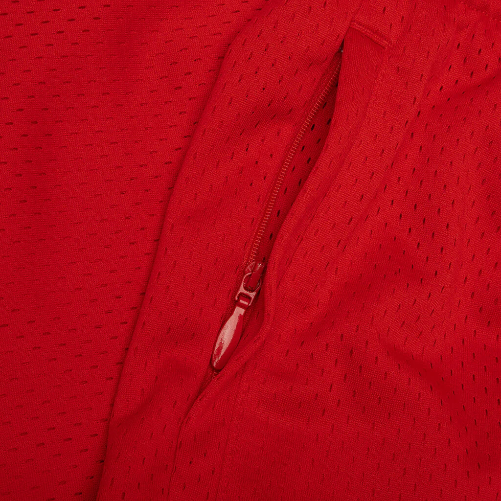 Mesh Track Pant Red