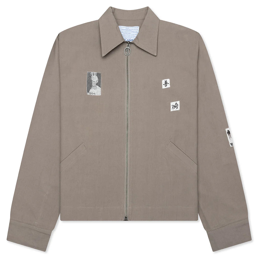 1969 Patches Trucker Jacket Khaki