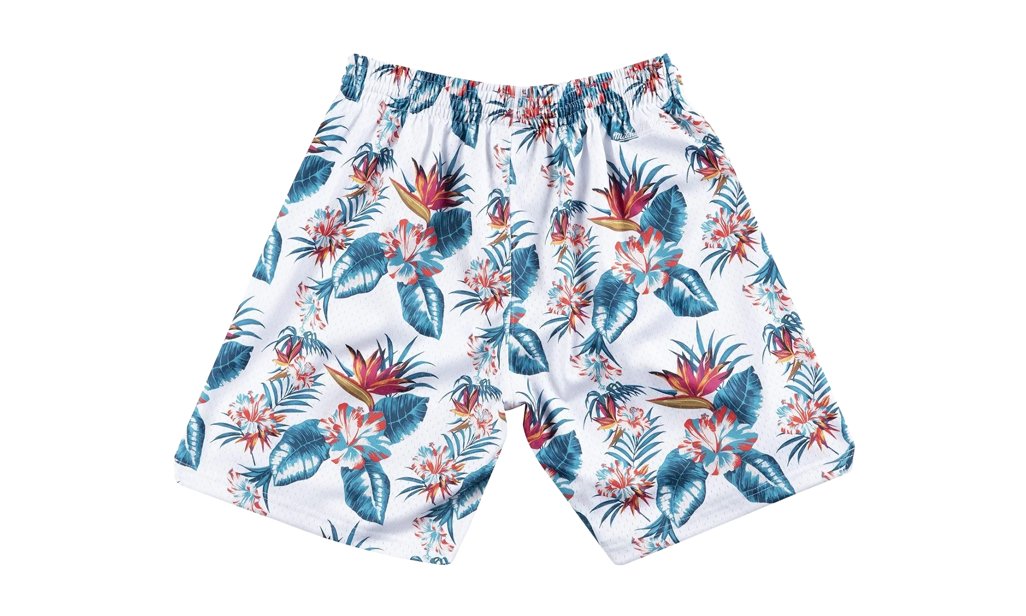 NBA Floral Mesh Shorts "Boston Celtics - White" SHORMG18023 BCEPTWH1