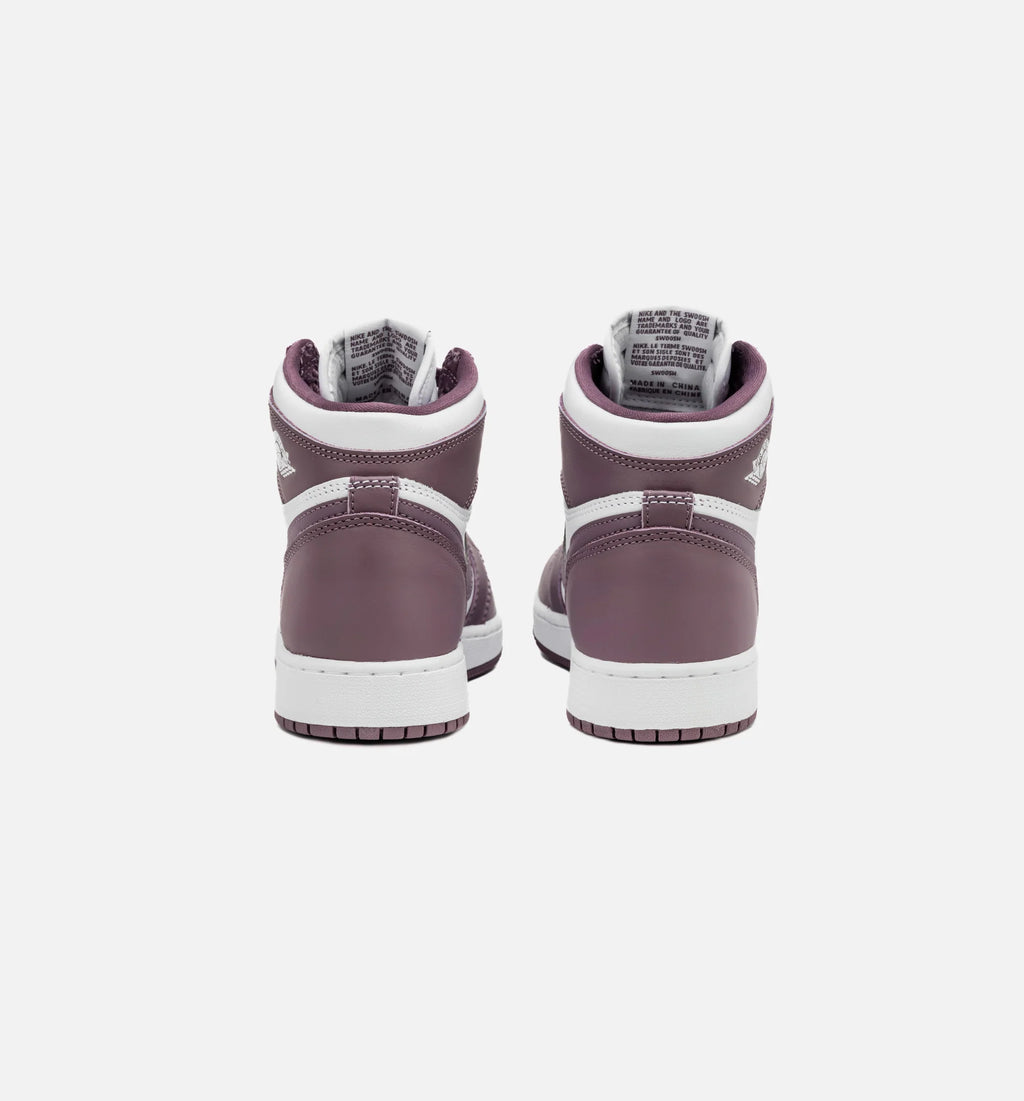 Air Jordan 1 Retro High OG Sky J Mauve Grade School Lifestyle Shoe White Sky J Mauve Free Shipping
