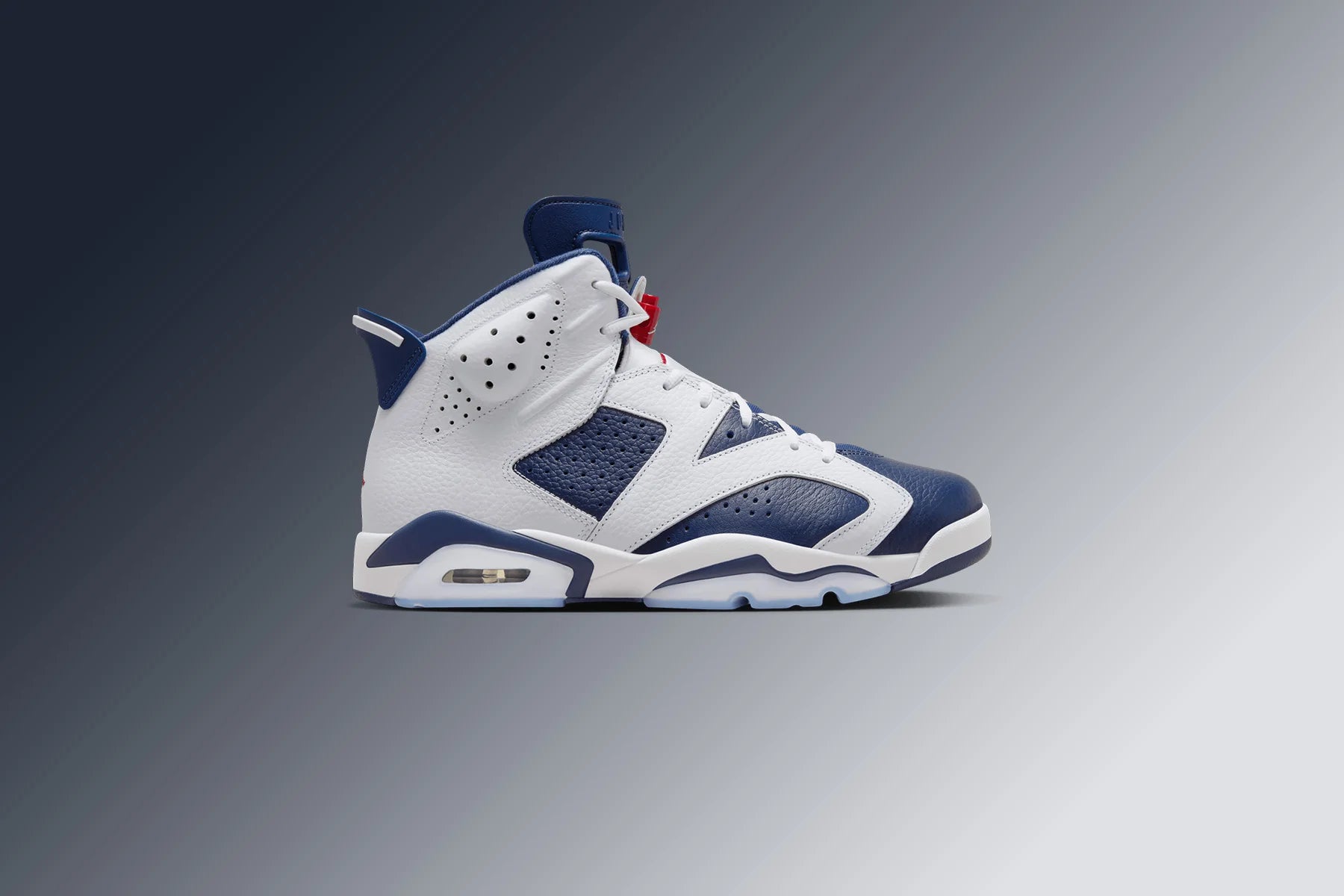 Air Jordan 6 Retro Olympic White Varsity Red Midnight Navy