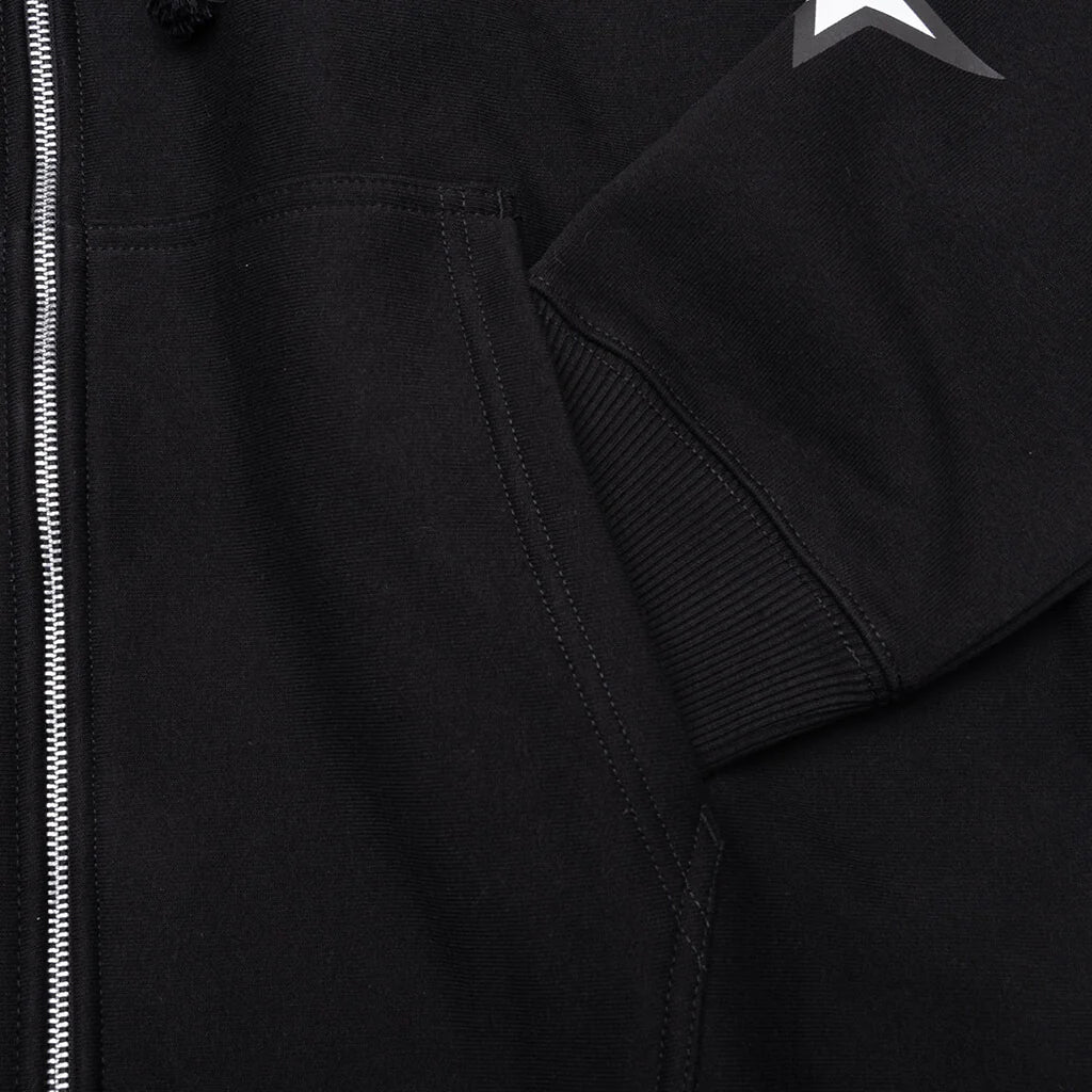 Speedway Zip Hoodie Black