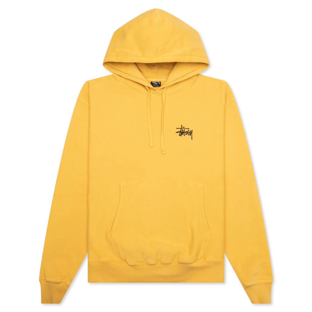 Basic Stussy Pigment Dyed Hoodie Honey
