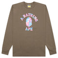 Liquid Camo College L S Tee Brown