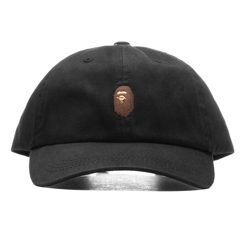 One Point Panel Cap Black