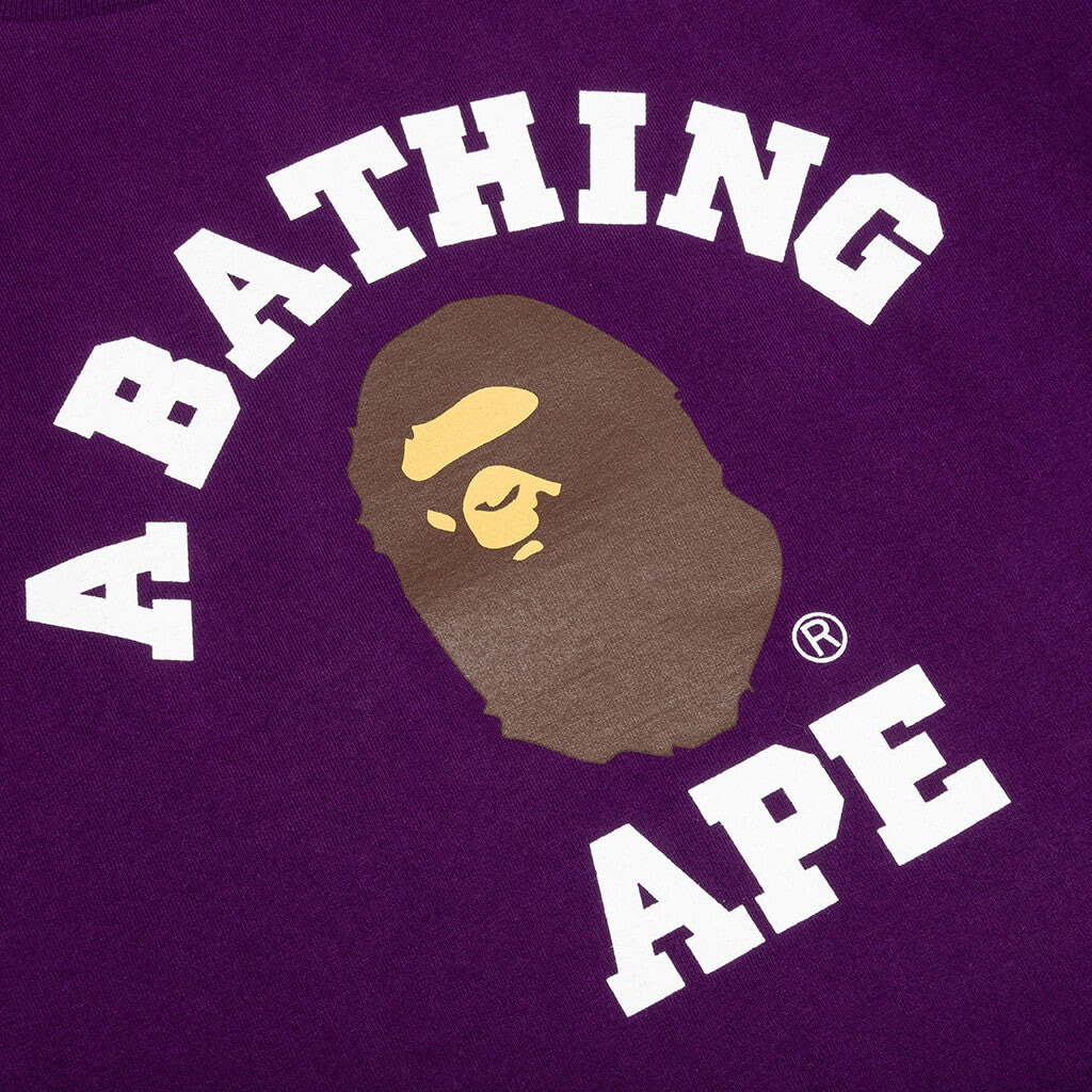College Tee Purple
