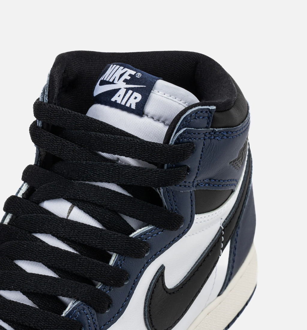 Air Jordan 1 Retro High OG Midnight Navy Grade School Lifestyle Shoe Midnight Navy White