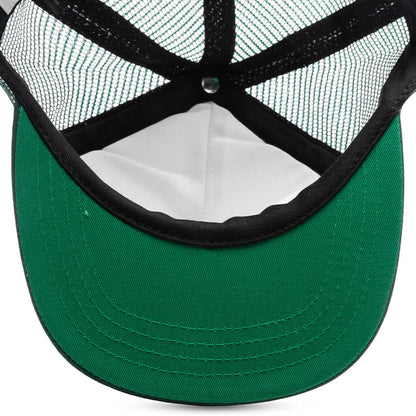 Palms Hat Green White