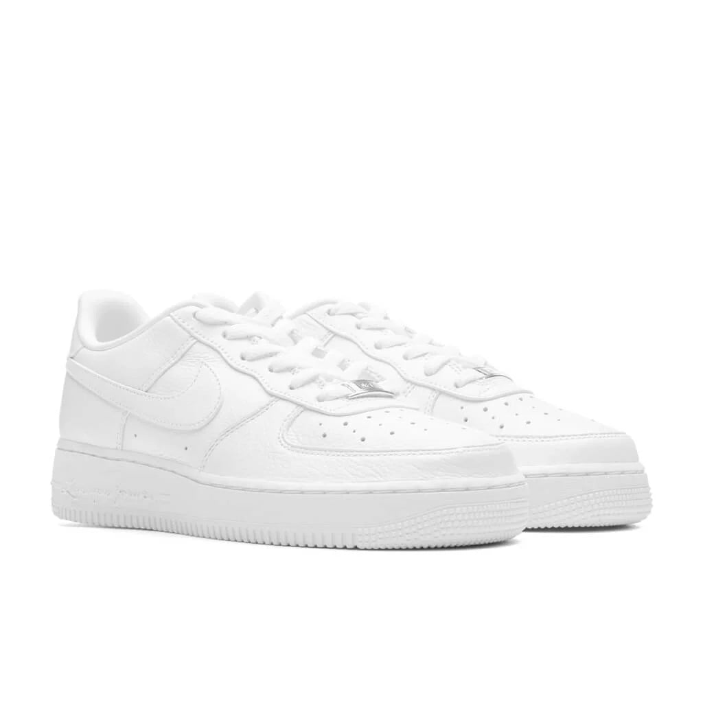 Nike x NOCTA Certified Lover Boy Air Force 1 Low GS White White