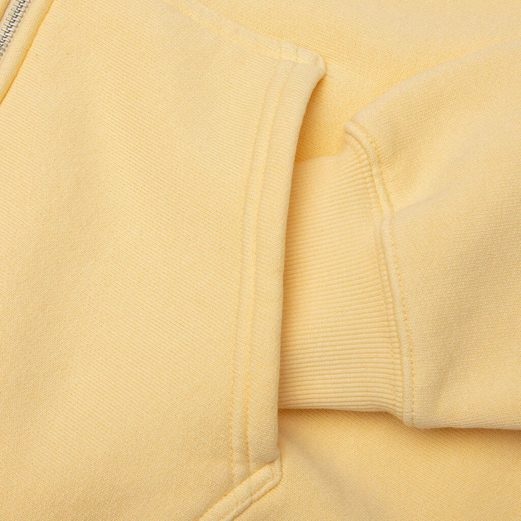 Surf Size Garment Dyed Zip Hood Gold