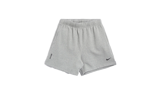 NOCTA CARDINAL FLEECE SHORT "Dark Grey Heather / Matte Silver / Black" FQ0408 063