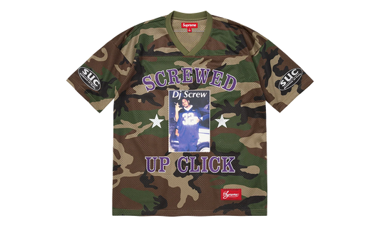 DJ Screw Football Jersey "SS26 - Woodland Camo" SU27358