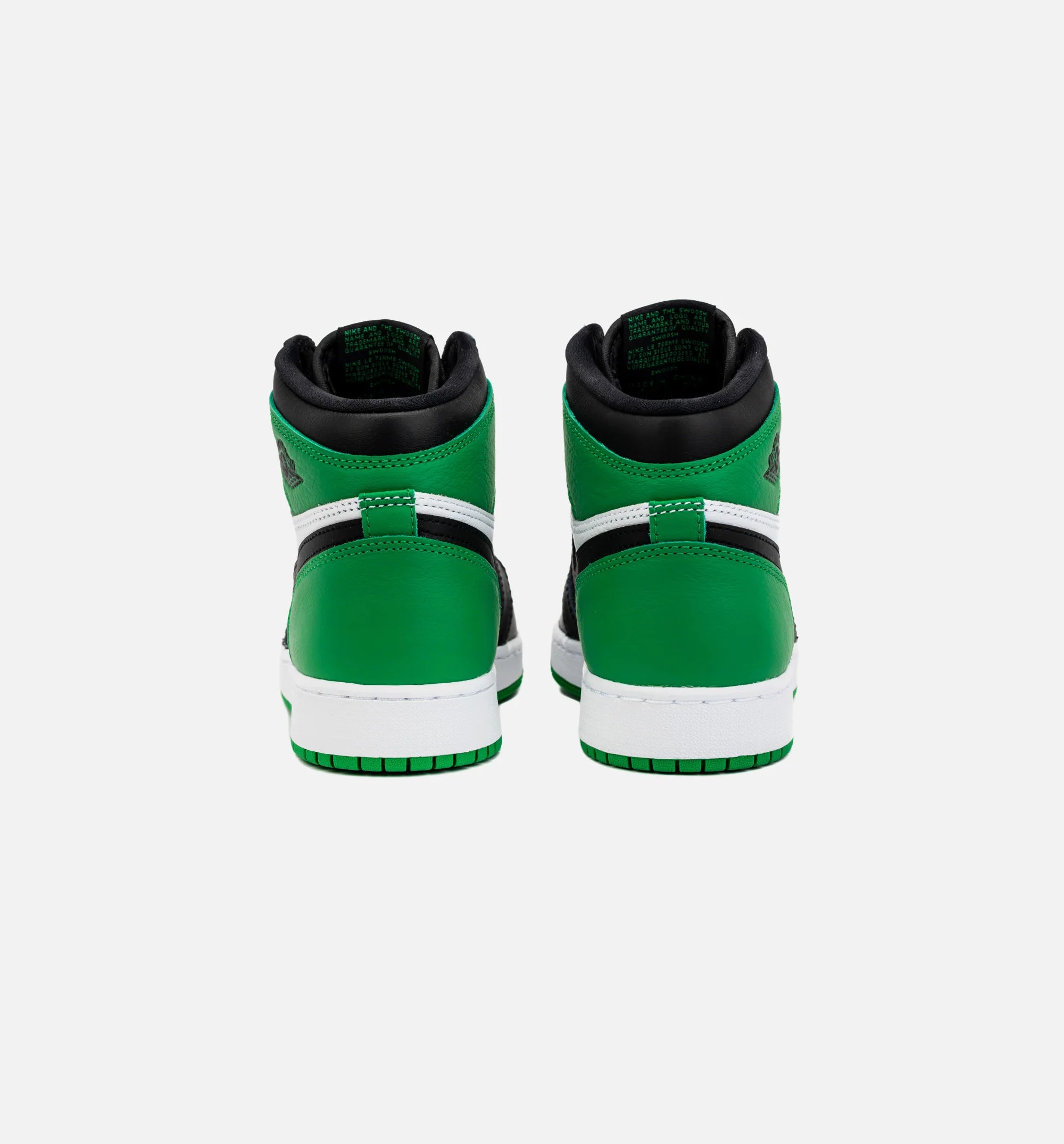 Air Jordan 1 Retro High OG Lucky Green Grade School Lifestyle Shoe Green Black