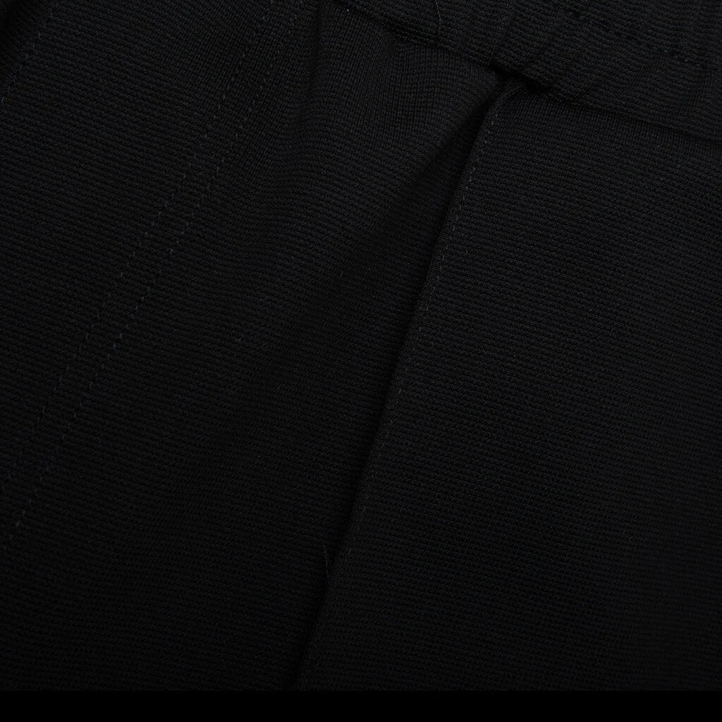 Knit Panel Shorts Black Green
