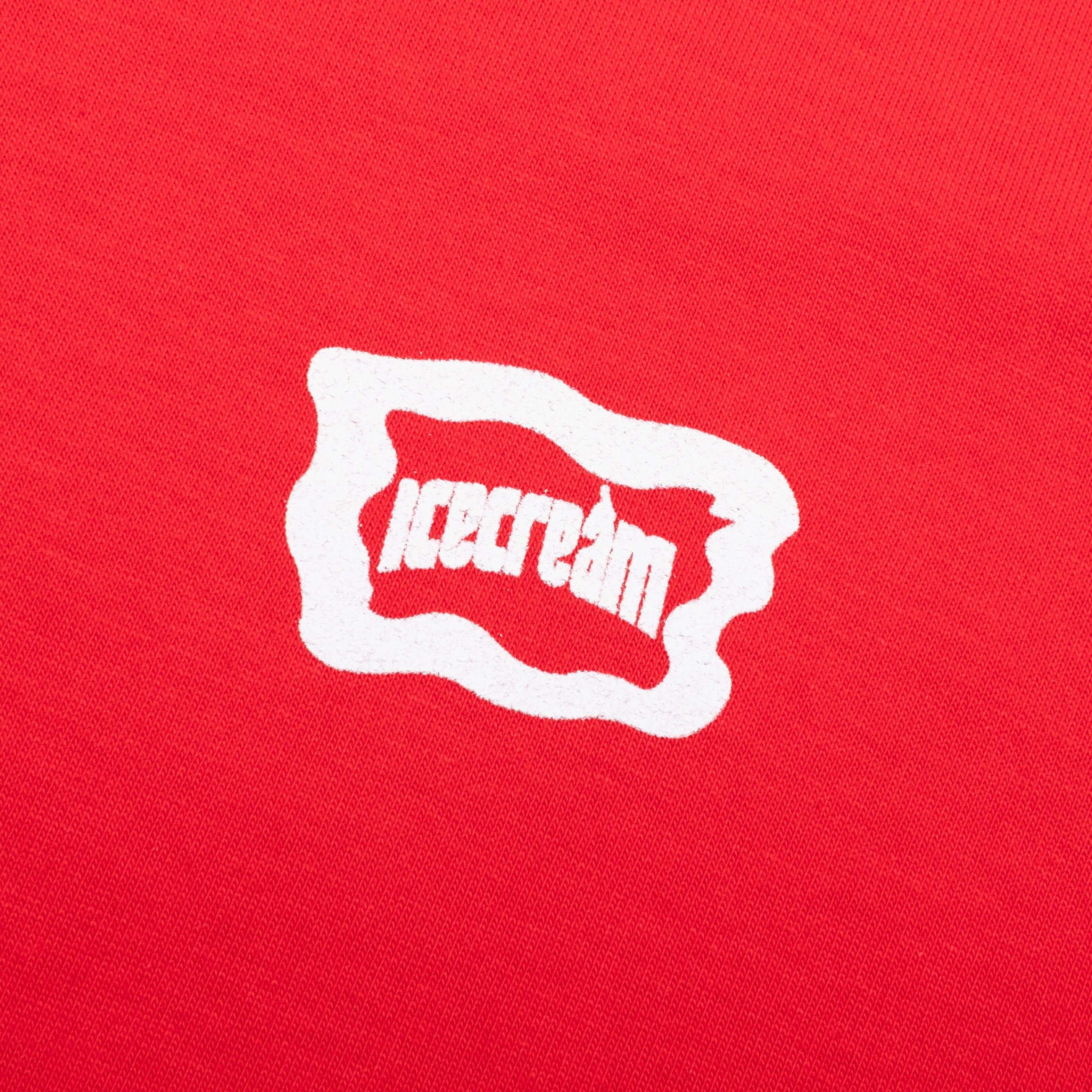 Feature x Icecream Rings Hoodie Tomato Red