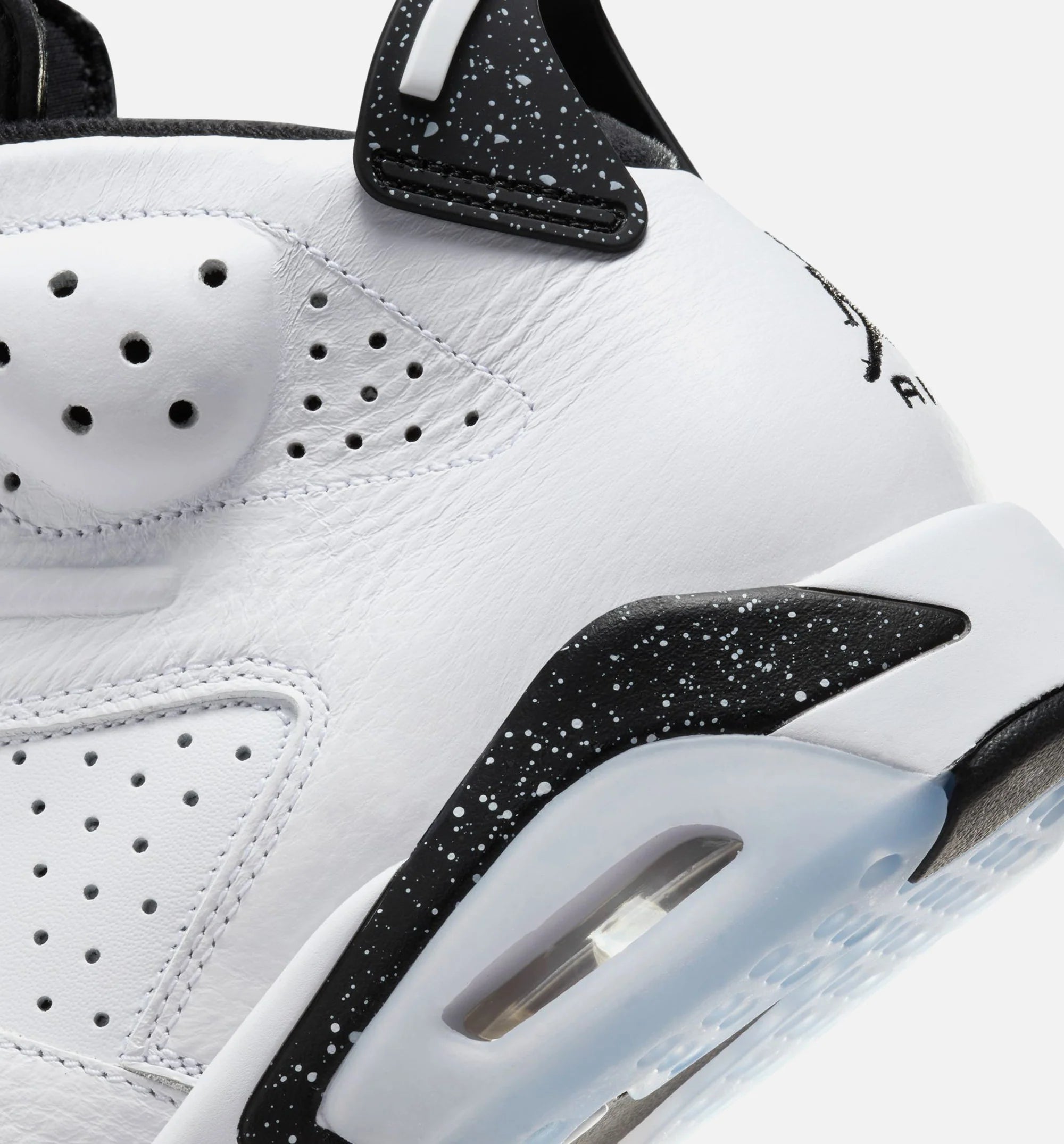 Air Jordan 6 Retro White Black Mens Lifestyle Shoe White Black