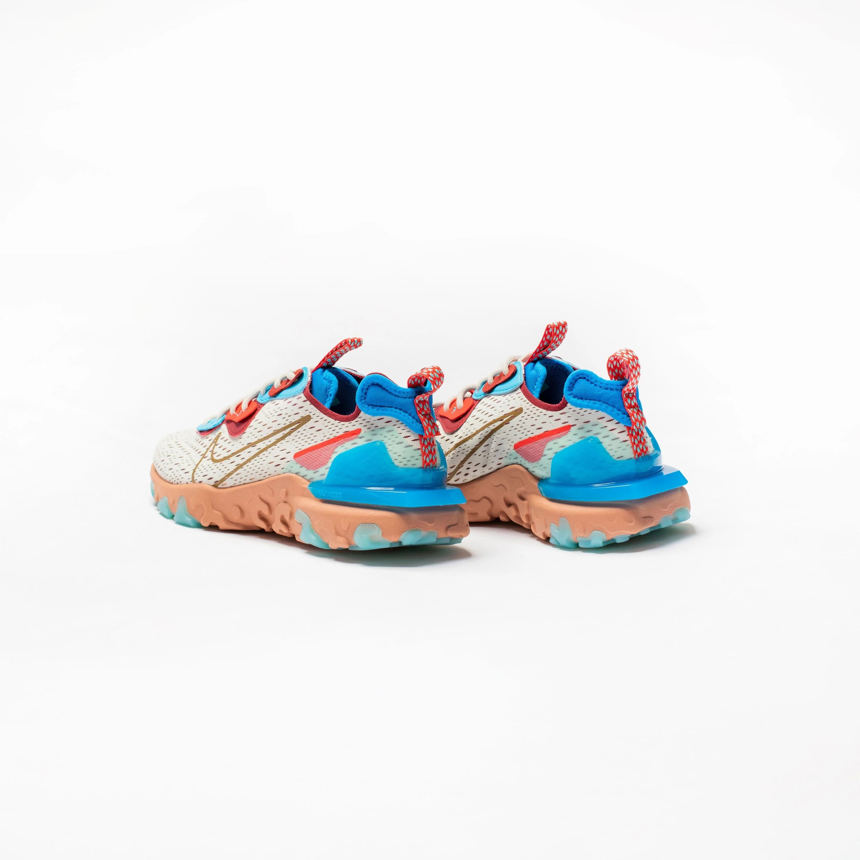 React VIsion Mens Running Shoe Brown Blue