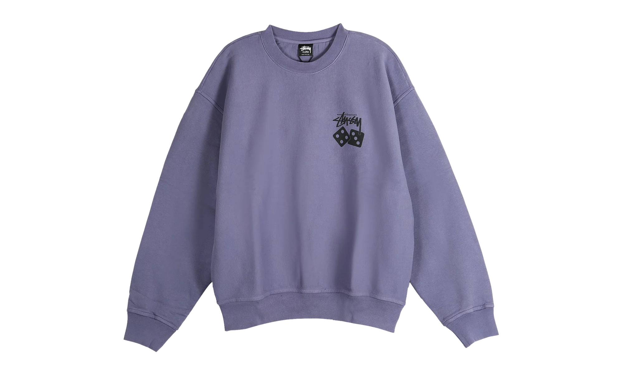 Dice Pig Dyed Crew Sweatshirt "GRAPE" 1915077 GRPE