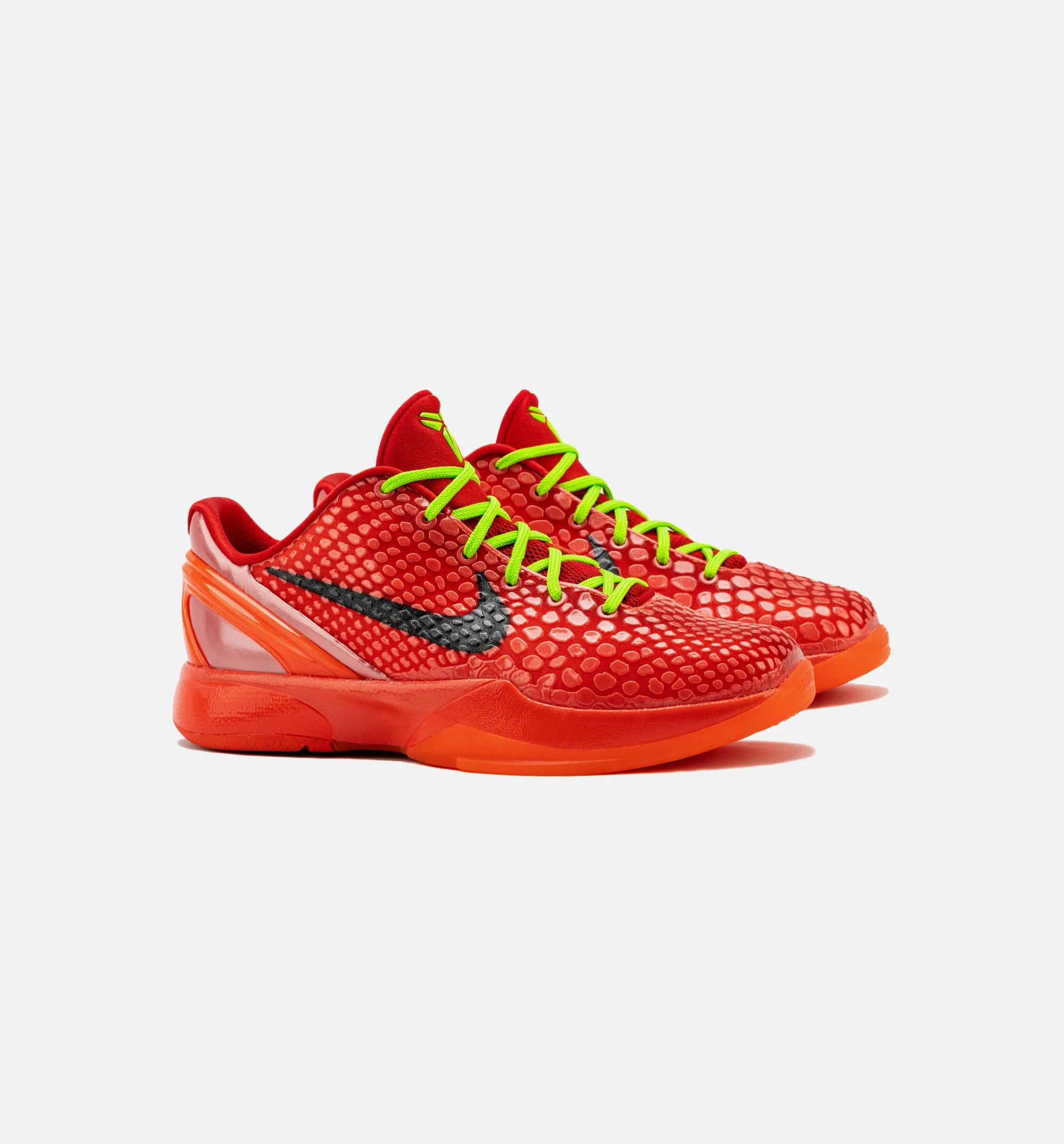 Kobe VI Protro Reverse Grade School Basketball Shoe Bright Crimson Black Electric Green Limit One Per Customer
