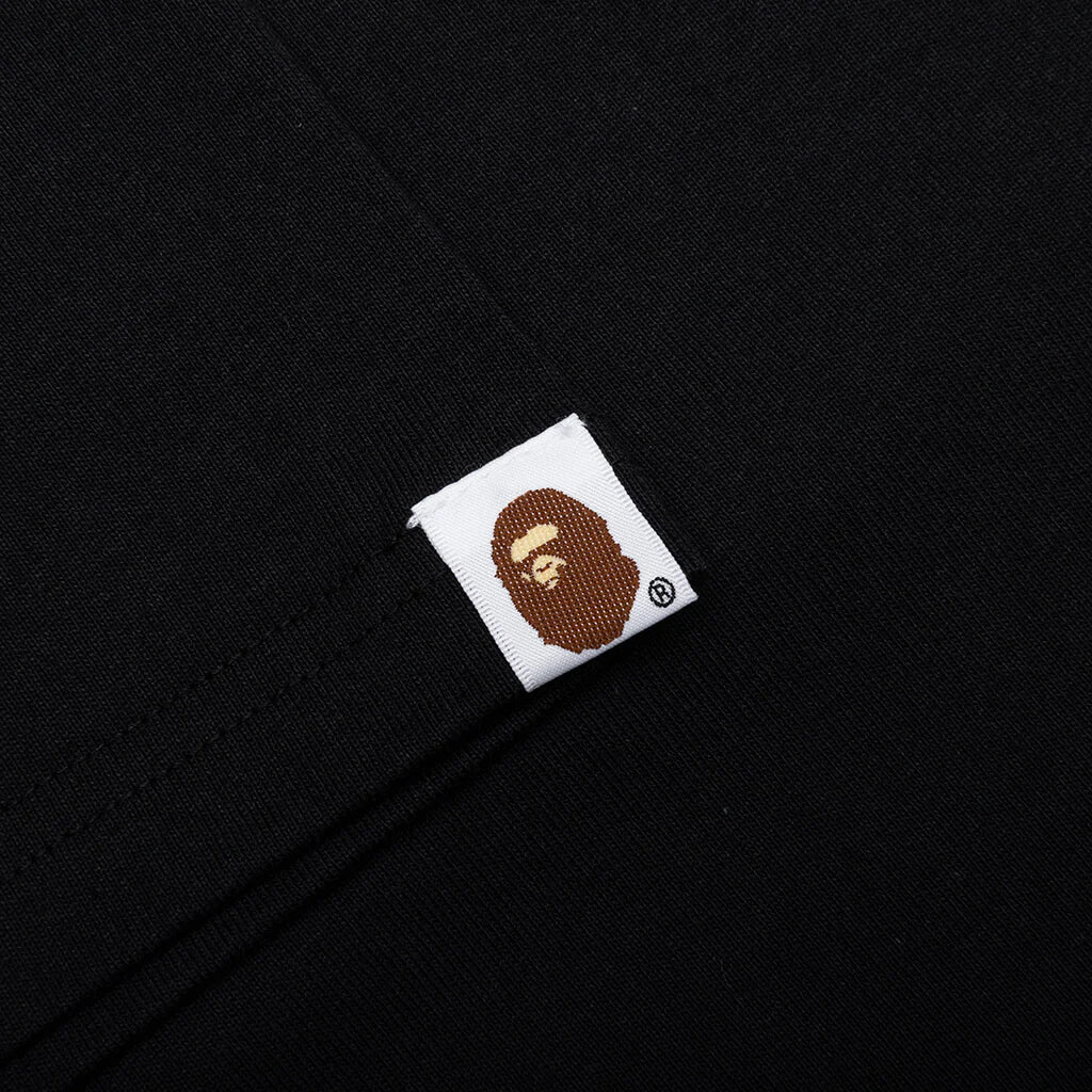 Overprinted College Tee Black