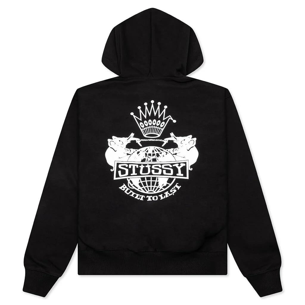 Built To Last Zip Hoodie Black