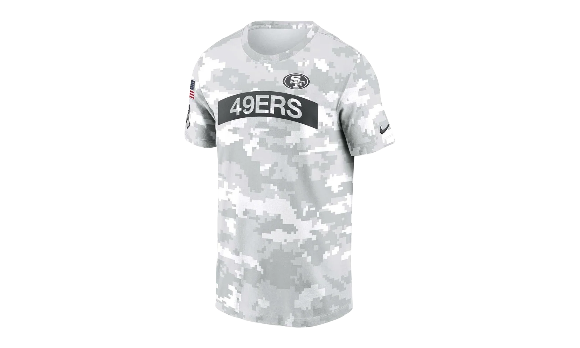 SALUTE TO SERVICE LOGO T-SHIRT "NFL SAN FRANCISCO 49ERS - White Camo" 02G7 10A A2T ZGQ