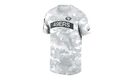 SALUTE TO SERVICE LOGO T-SHIRT "NFL SAN FRANCISCO 49ERS - White Camo" 02G7 10A A2T ZGQ