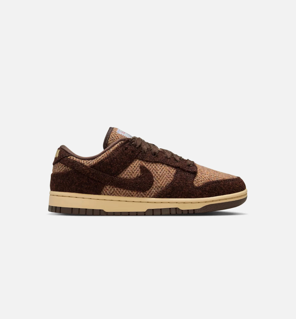 Dunk Low x Harris Tweed Womens Lifestyle Shoe Sesame Violet Mist Baroque Brown