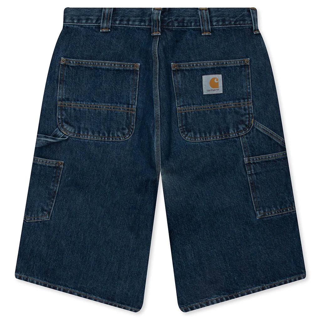OG Double Knee Short Blue Stone Washed
