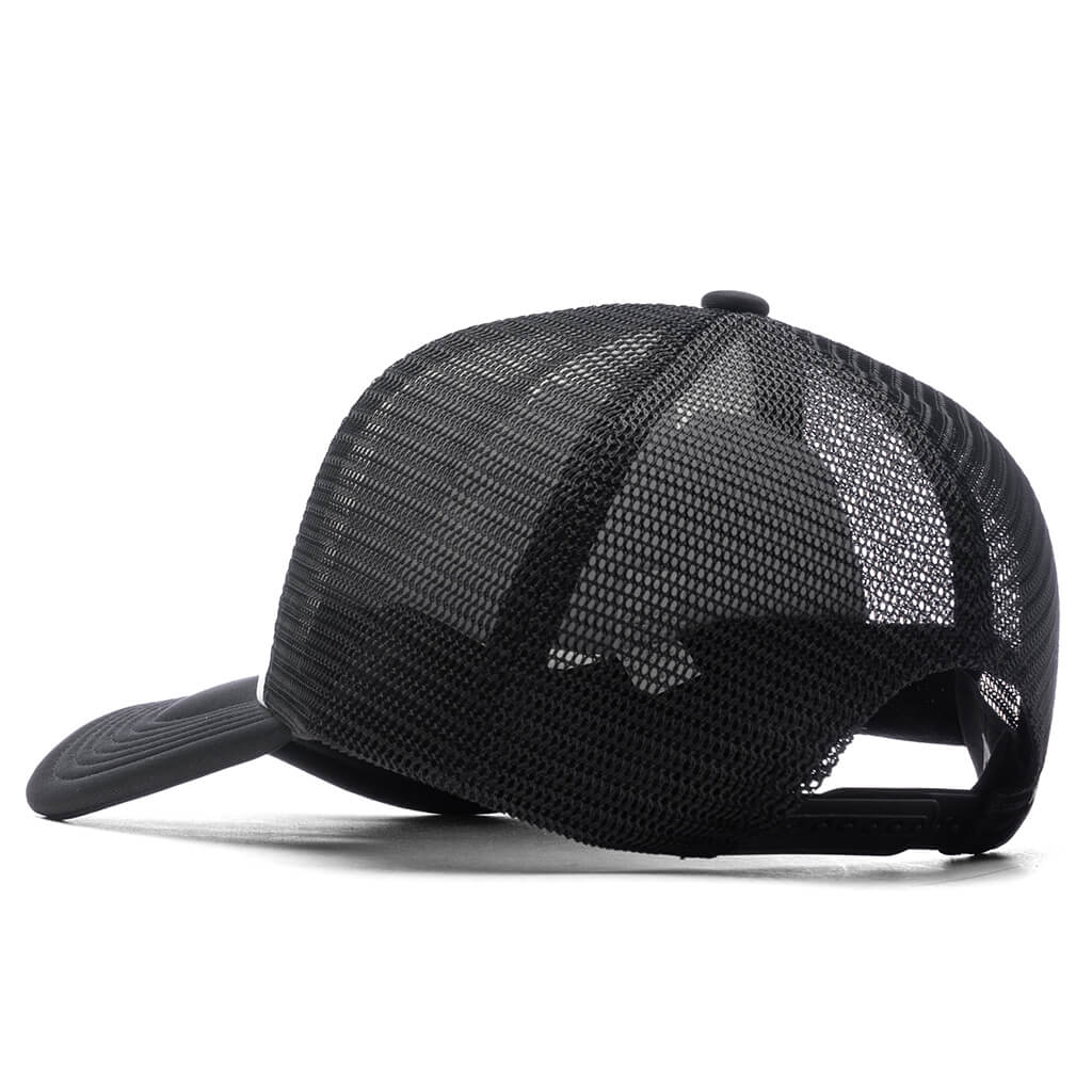College Mesh Cap Black