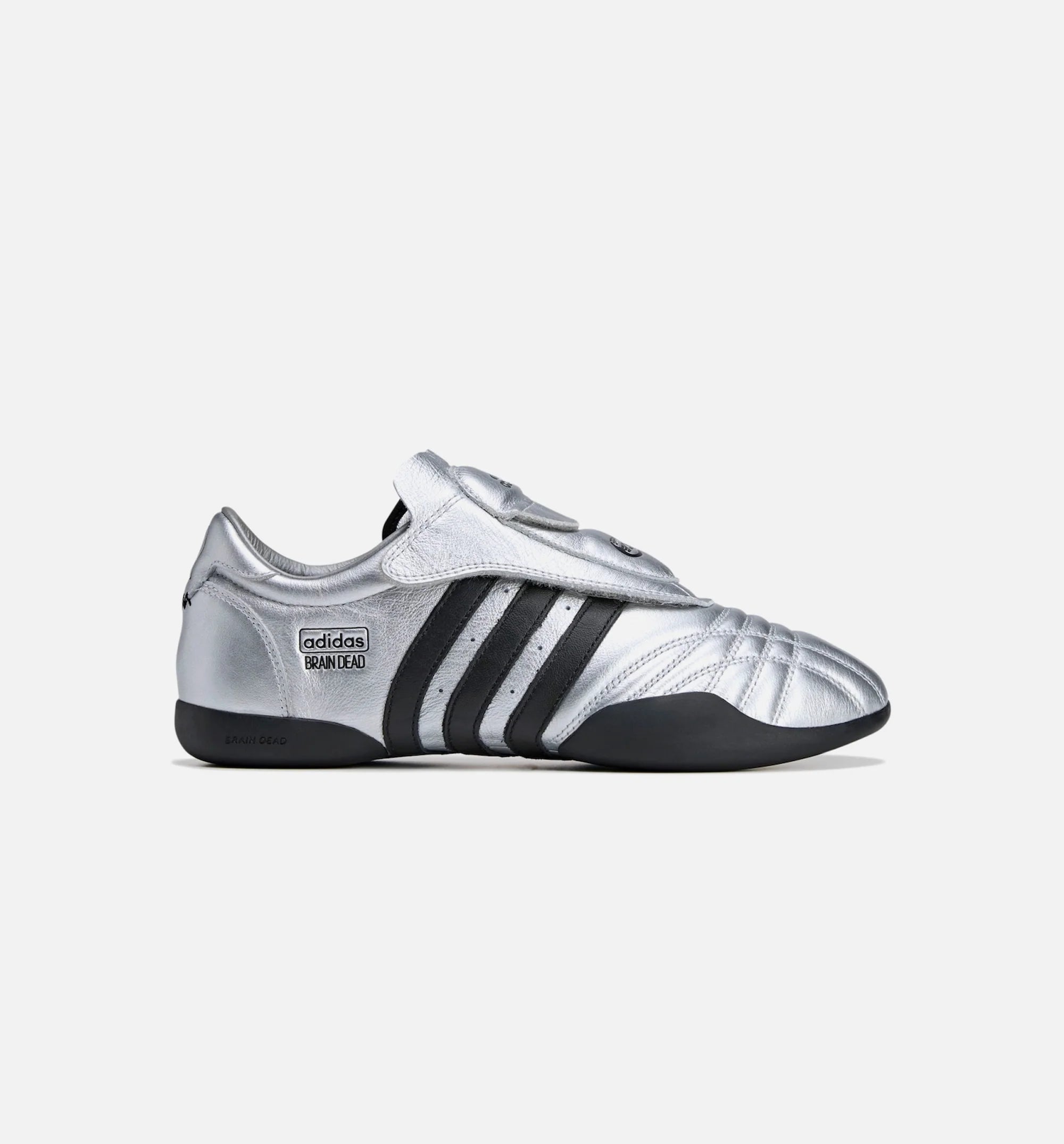 Brain Dead x Adidas Taekwondo Mens Lifestyle Shoe Silver Metallic Core Black