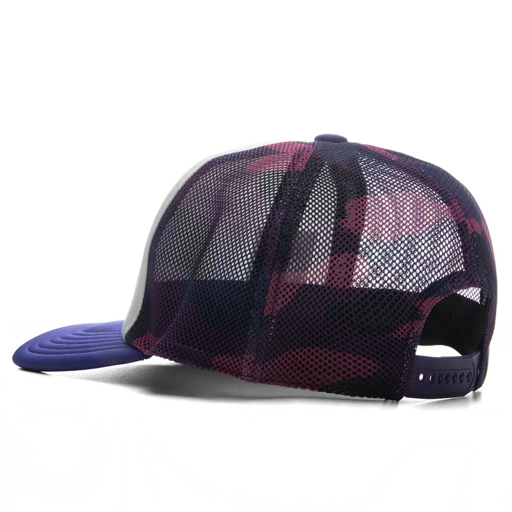 Color Camo General Mesh Cap Purple