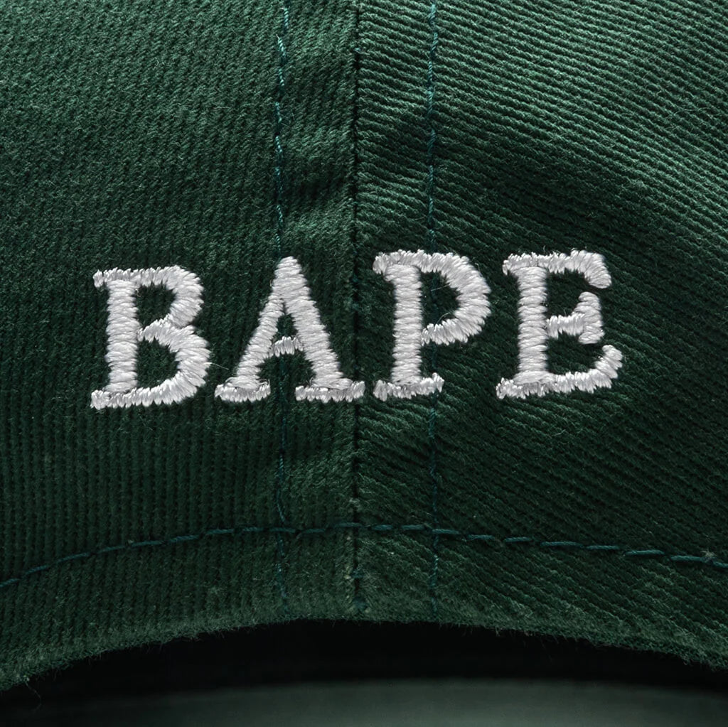 One Point Panel Cap Green