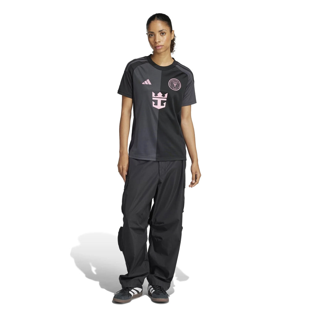 adidas Womens Inter Miami CF Messi Away Jersey 25 26 Black