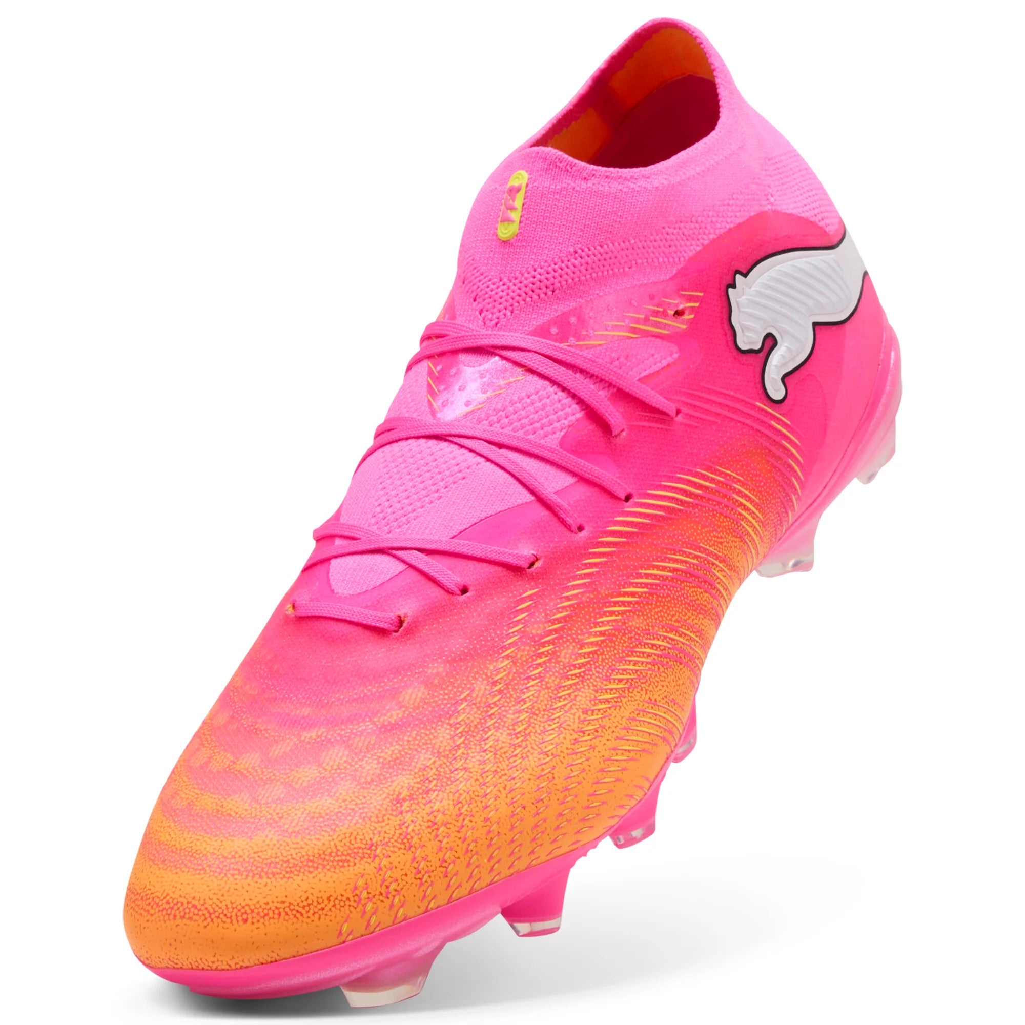 PUMA Future 9 Pro FG AG Firm Ground Artificial Ground Mens Soccer Cleats Pink Aqua White