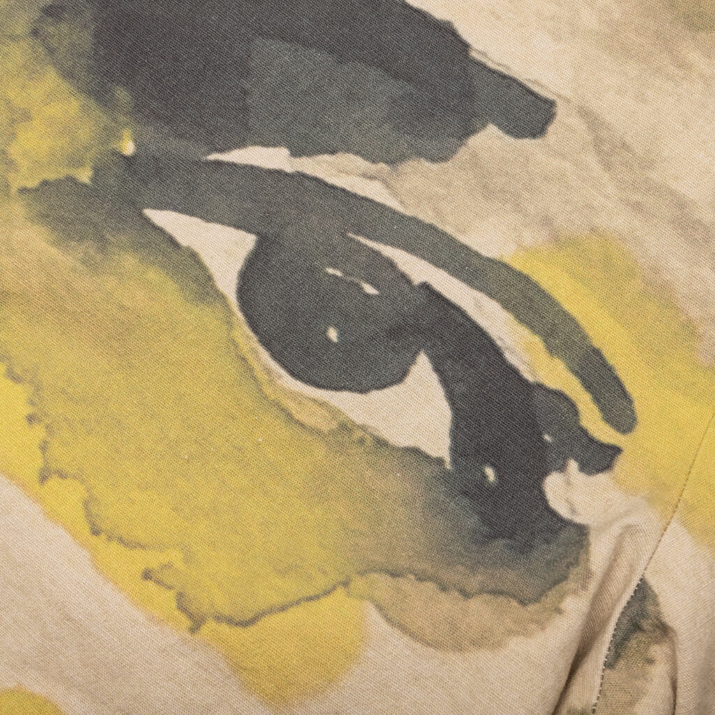 Watercolor Face Camp Shirt Multi